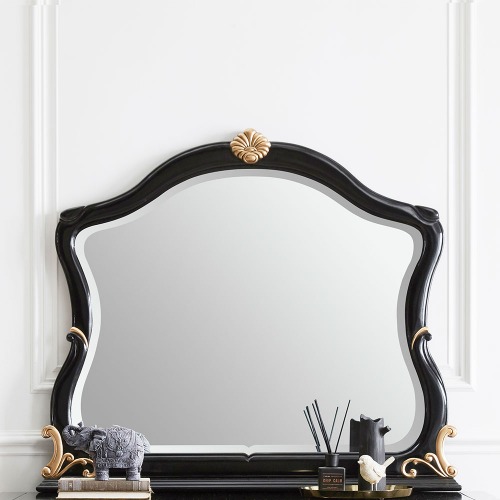 빅토리아 블랙 와이드 화장대 거울